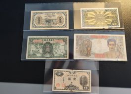 Banknoten Asia - Lot