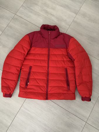 Tommy Hilfiger Steppjacke rot Grösse S guter Zustand