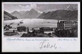 Litho Alpnach-Stad, Hotel Pilatus am See