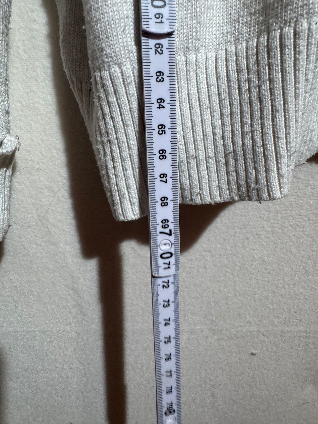 C&A Maglioni & Felpe: Weisser Kapuzen Pullover von Canda C&A Gr. L – Usato da Grosswangen venduto da second_hand_dress 5