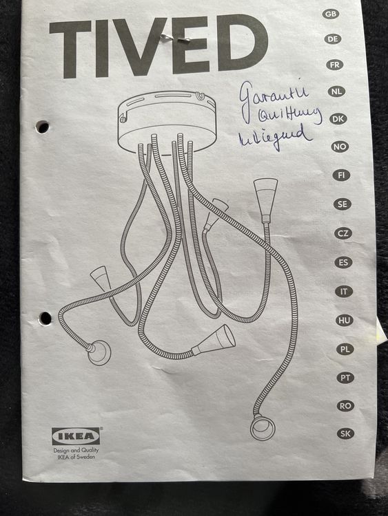 Ikea Lampadari & plafoniere: Deckenlampe Chrom Edelstahl IKEA 6-flammig – Usato da Münsingen venduto da est_s6vf 5