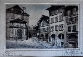Bern. Antike Gravur  - zum Sammeln!
