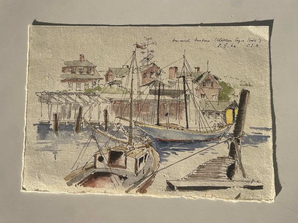 Paul Erni - Harwich Harbour. sign. datiert und betitelt (Gebraucht) in ...