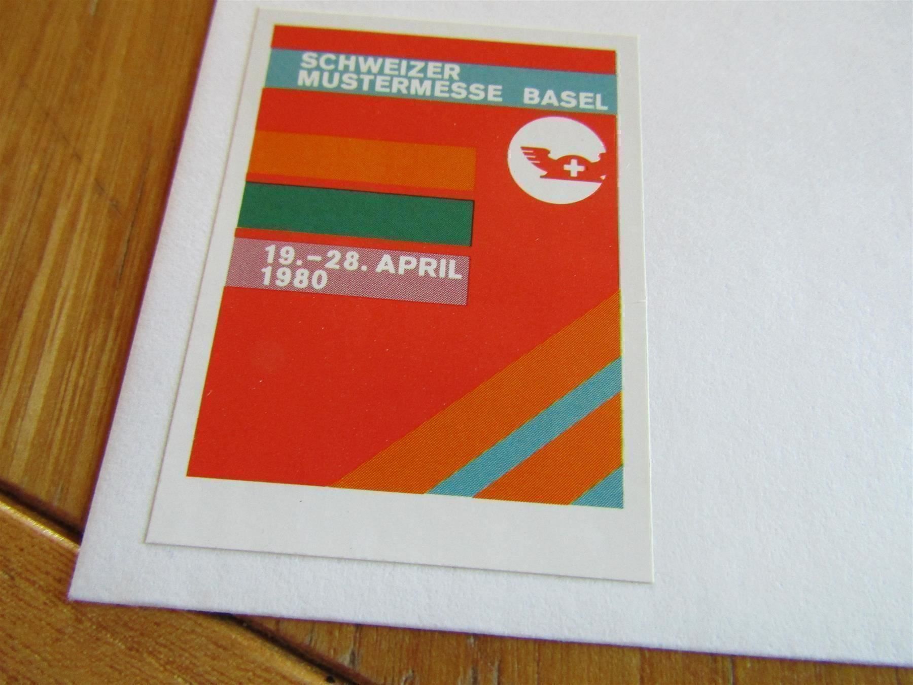 Couverts & Versandtaschen: Briefumschlag Schweizer Mustermesse Basel 19.-28.4.80 – Gebraucht aus Herzogenbuchsee von Winigo 3