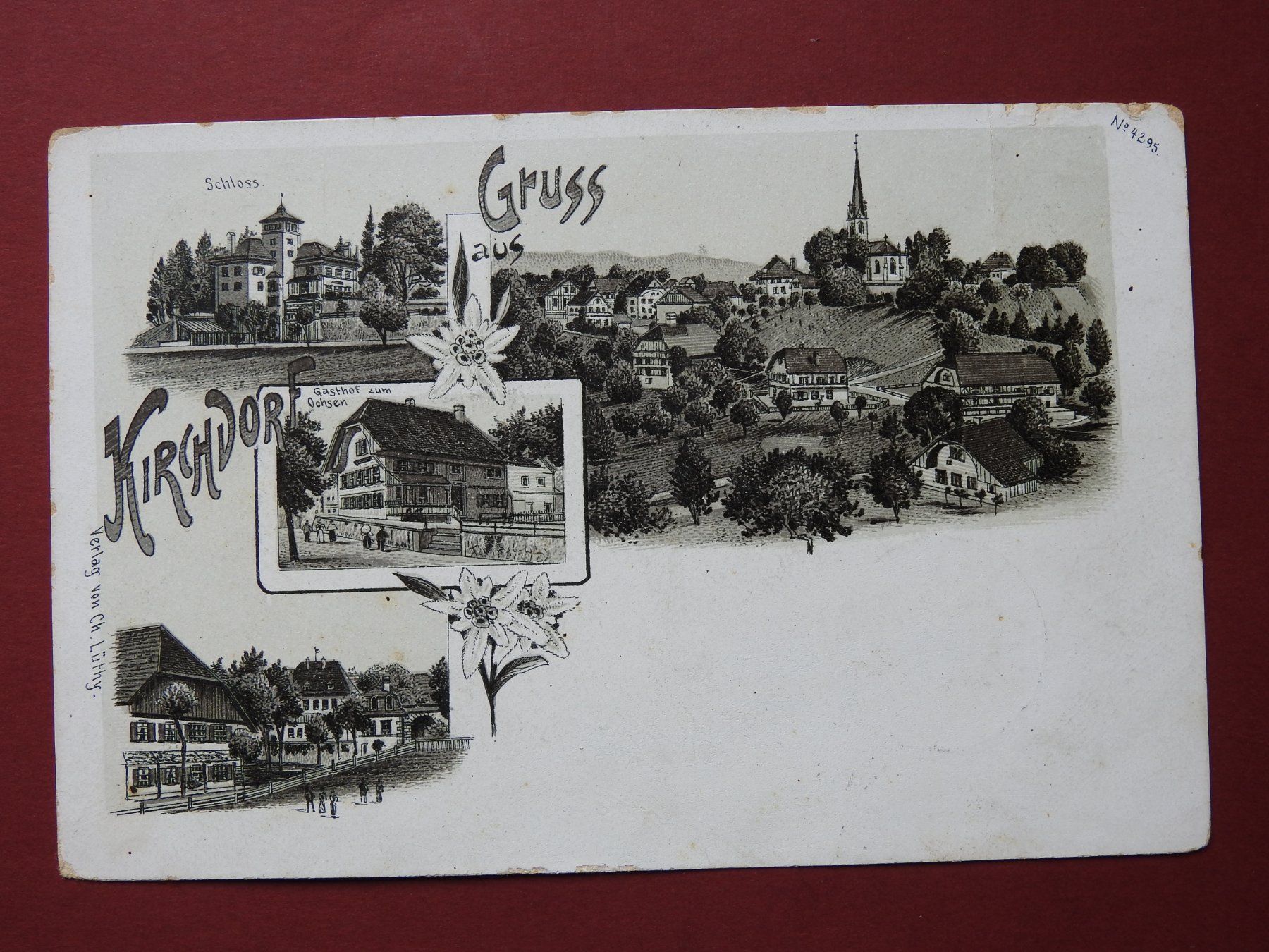 Cartoline postali: AK Gruss aus Kirchdorf – Usato da Rain venduto da 999-800-K