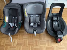 Britax Römer Set: FlexBase Isense, babysafe-Isense,Dualfix