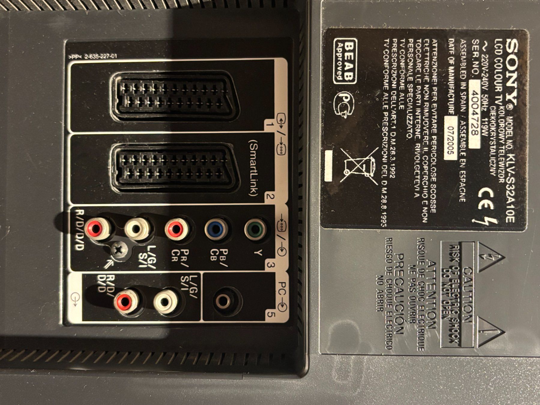 Sony Televisori: Sony LCD-Bildschirm KLV S32A 10E – Usato da Grüt (Gossau ZH) venduto da smer01 3
