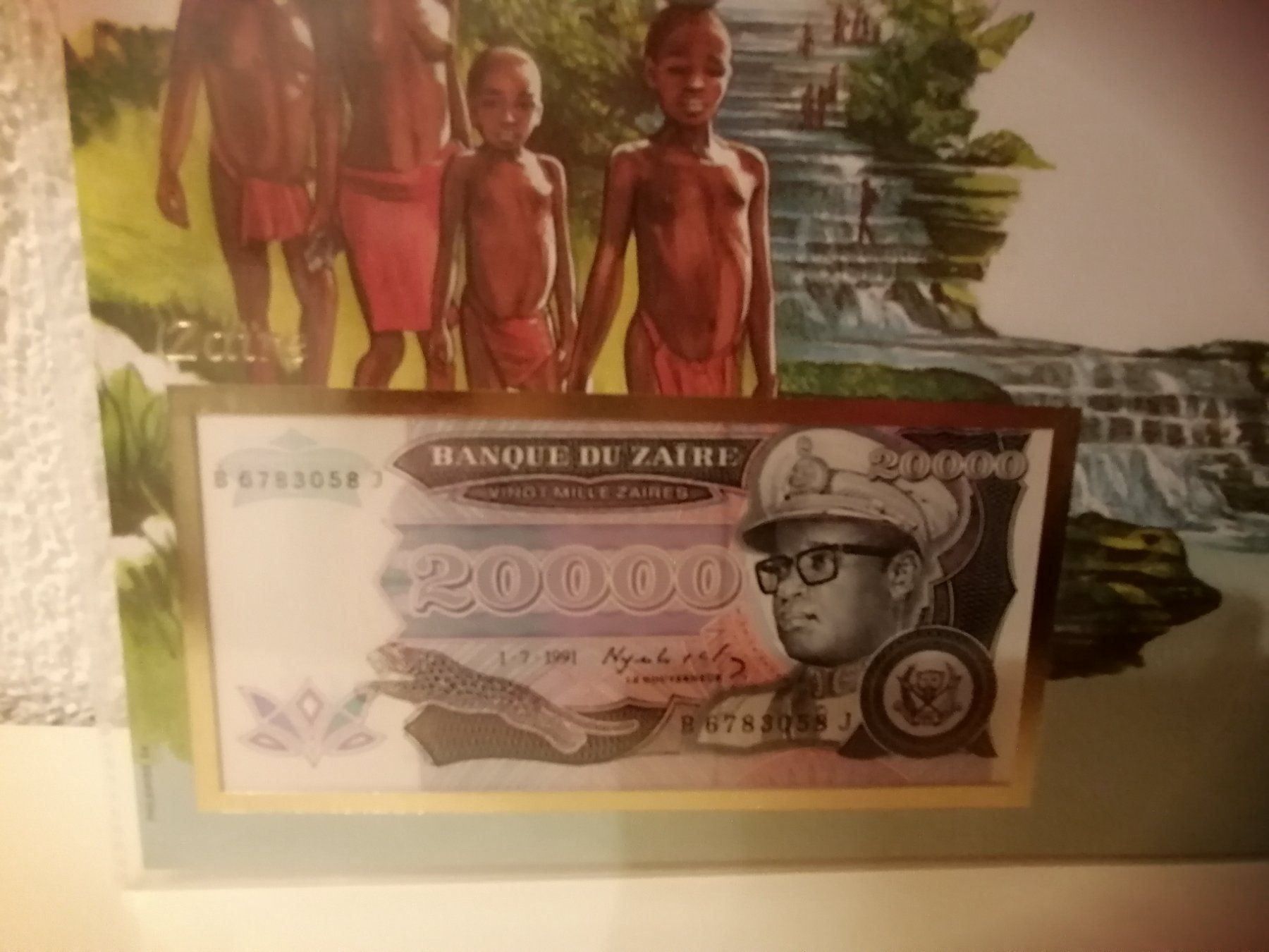 Banconote: Banknotenbrief Zaire 1994 – Usato da Nunningen venduto da mochflo 1
