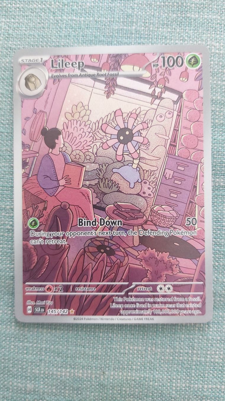 Pokémon Carte collezionabili: Lileep Illustration Rare Stellar Crown – Nuovo (secondo la descrizione) da Bellinzona venduto da Pagur