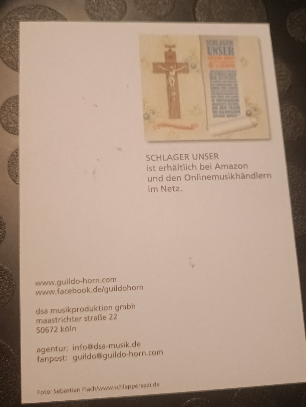 Autogramme: Guildo Horn - handsignierte Autogrammkarte – Gebraucht aus Menziken von Artographs 1
