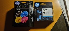 HP 302 u 305 Farbpatronen  / Cartridge