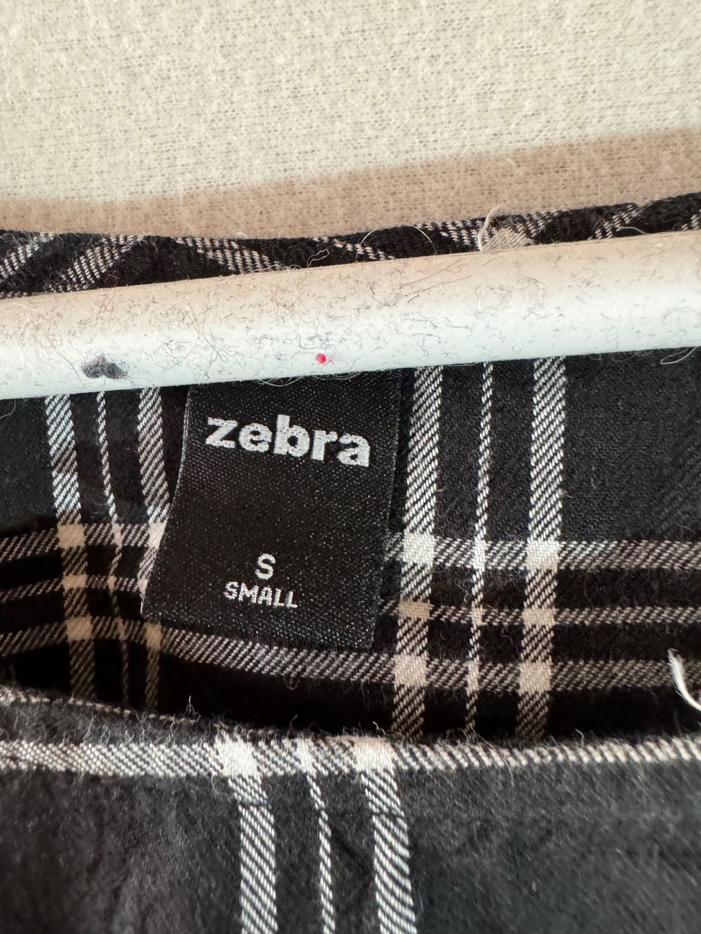 Zebra Camicette: Karierte Bluse mit Schnürung Gr. S – Usato da Grosswangen venduto da SALE_SALE_SALE 2