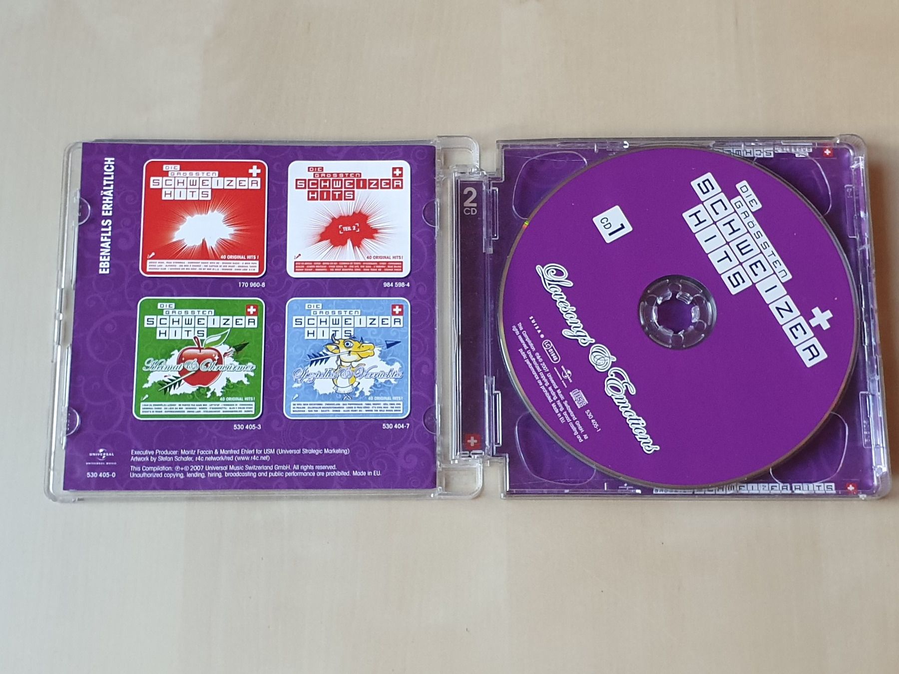 CD: Die grössten Schweizer Hits Lovesongs & Emotions – Usato da Stansstad venduto da collectorsshop 2