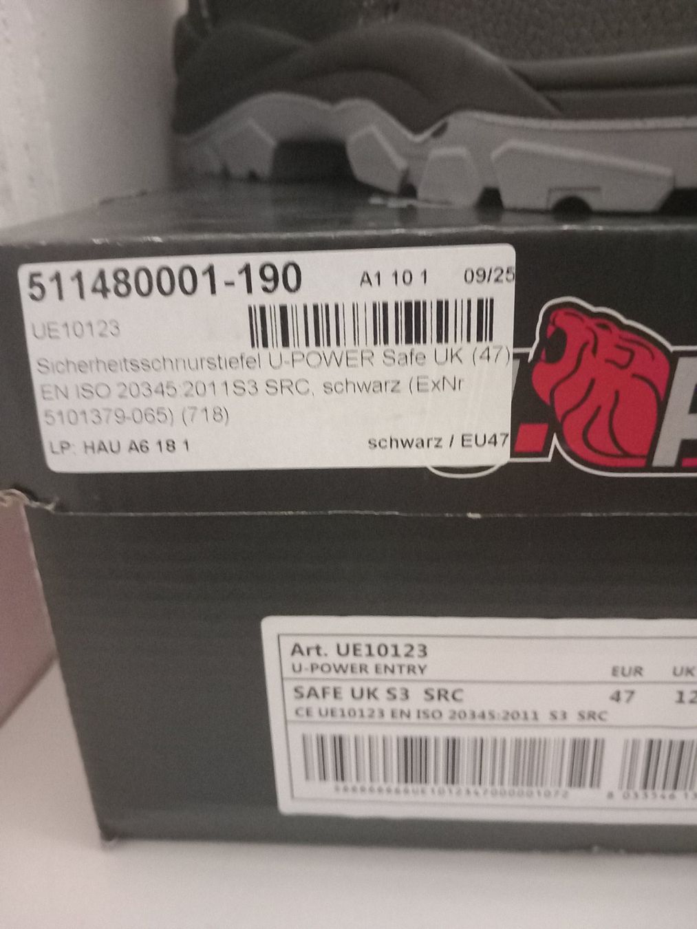 Scarpe da uomo: Arbeitssicherheitsschuhe S3 Gr.47 – Nuovo e nell'imballaggio originale da Thun venduto da Beas-Allerlei 1