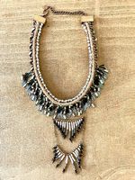 Statement Kette , kupferfarben