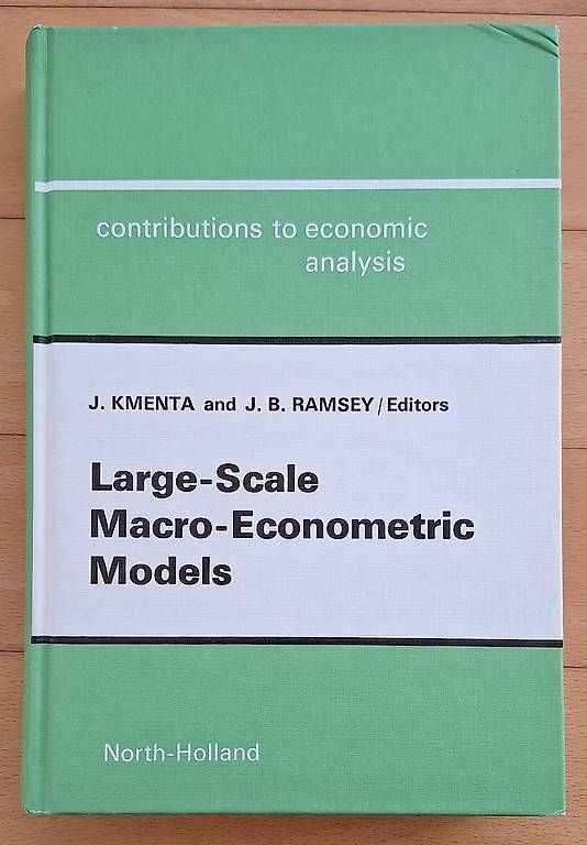 Bücher: Wirtschafts-Buch "Large-scale Macro-Econometric Models" – Neu (gemäss Beschreibung) aus Urdorf von Jeani_
