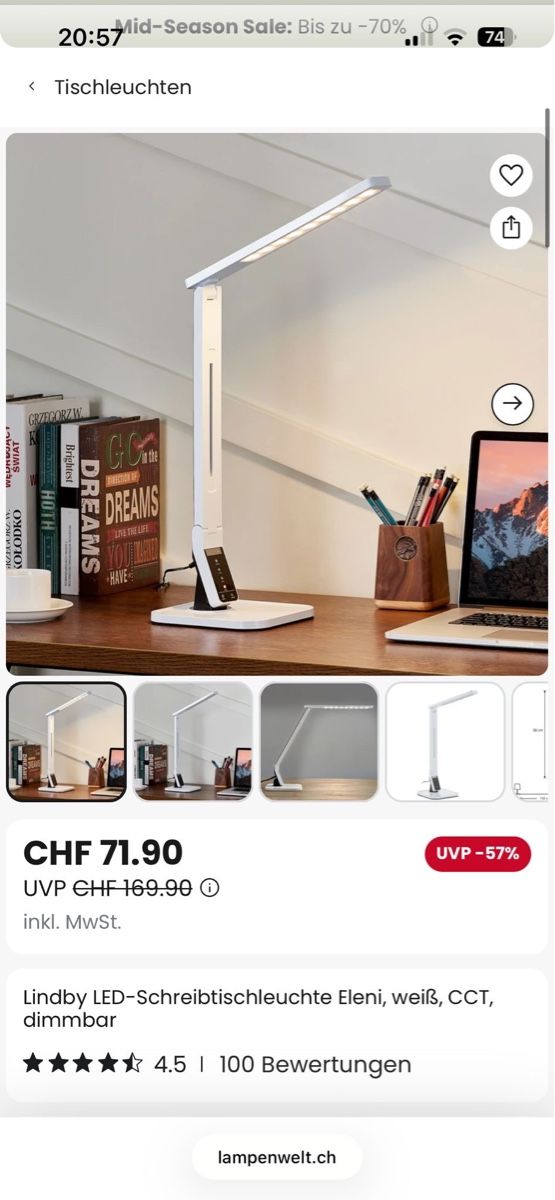 Lampade: Pultlampe LED – Usato da Bern venduto da rem_cmk2 2