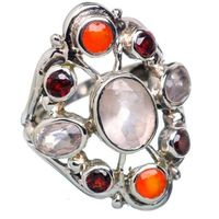 ♛ Bezaubernd grosser Fingerring 925 Silber
