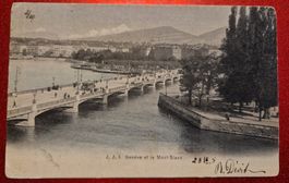 Genève et le Mont Blanc, 1905