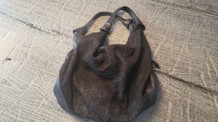 Reptiles House Ledertasche schwarz Handarbeit