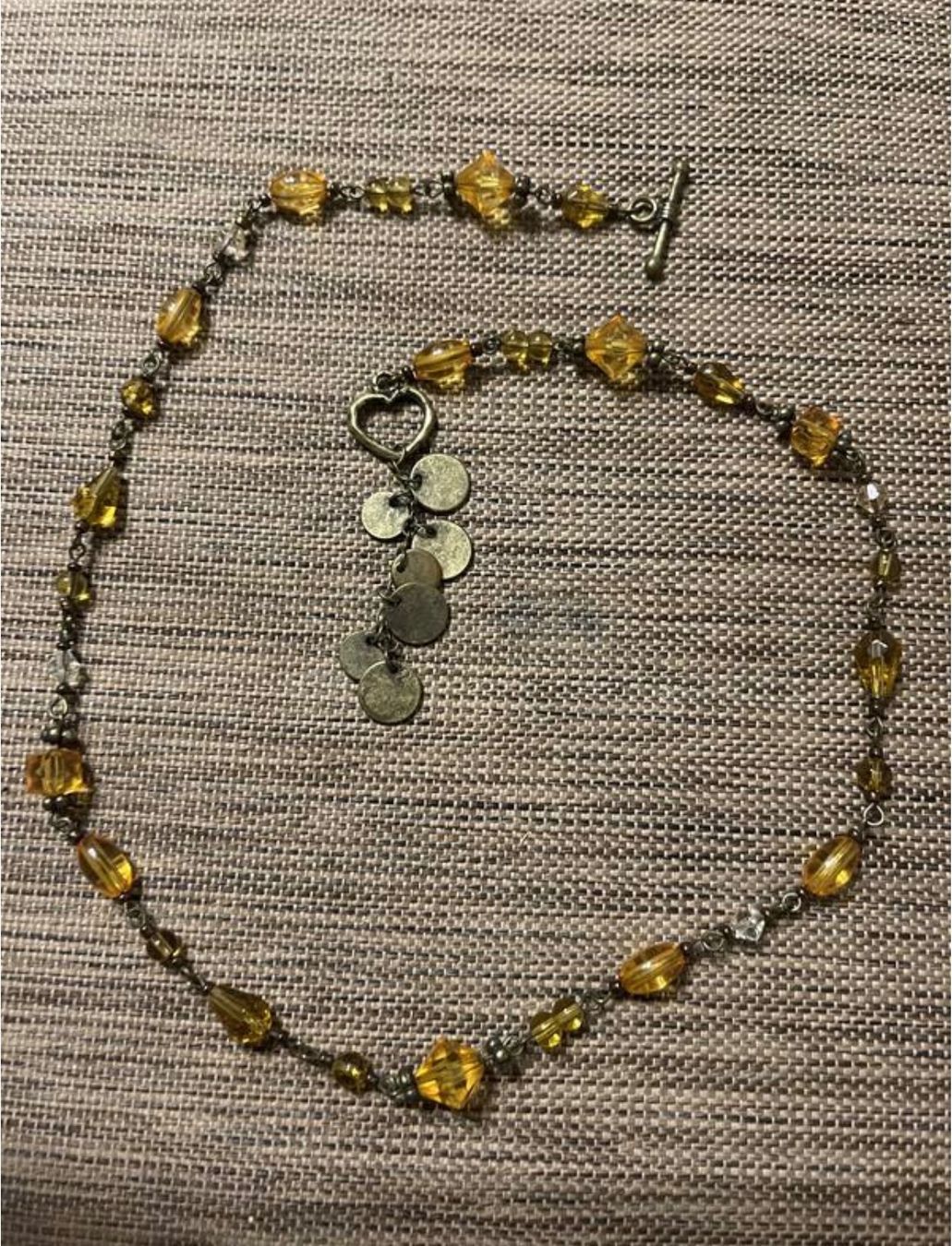 H&M Catenine: Kette Armband 50cm /Messing Glas Halskette – Nuovo (secondo la descrizione) da Kölliken venduto da Prscoo 1