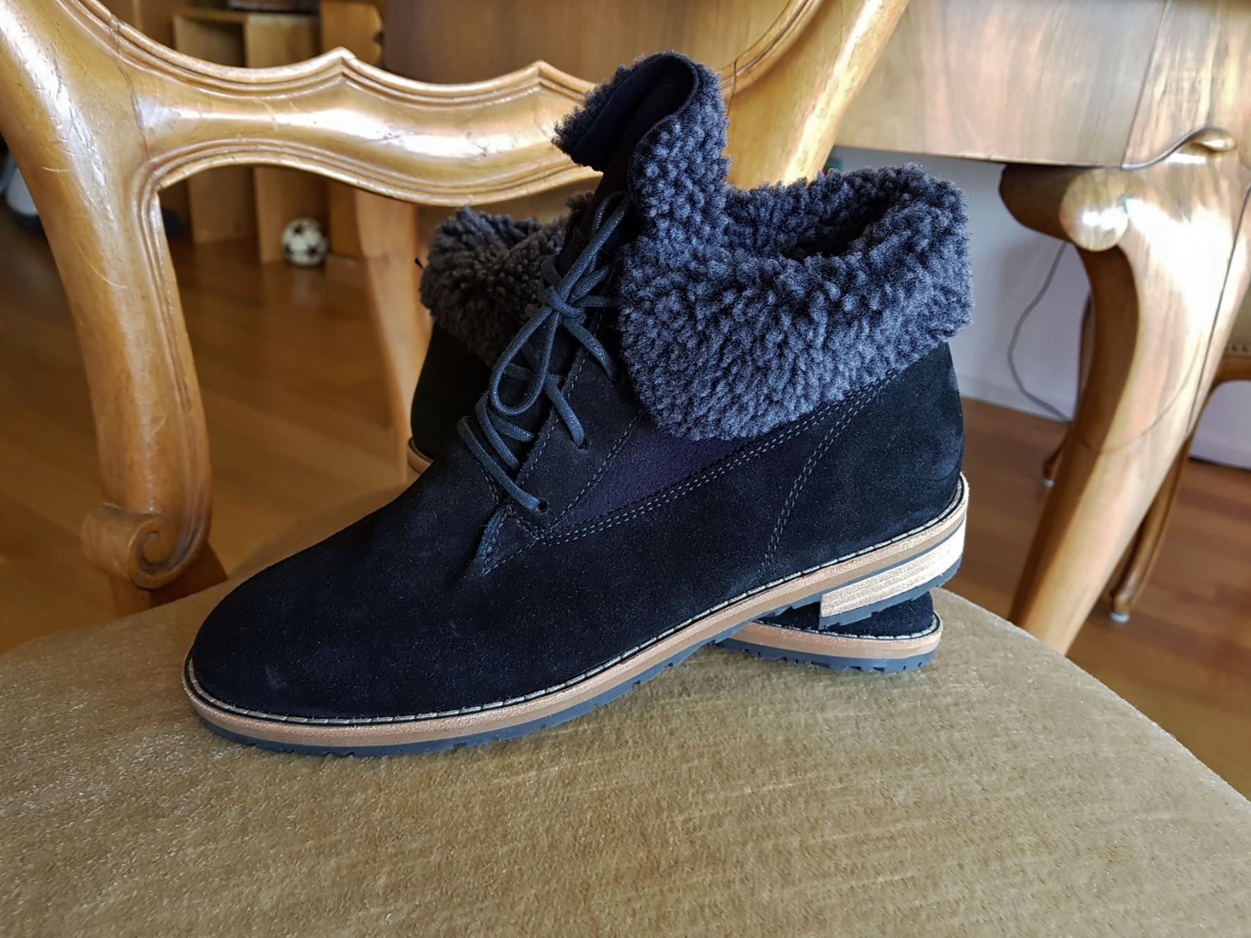 Paul Green Scarpe da donna: Paul Green Halbschuhe aus Veloursleder – Nuovo e nell'imballaggio originale da Reinach AG venduto da innamac 1
