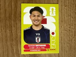 Panini FIFA World Cup 2026 Sticker Tsuyoshi Watanabe JPN 7