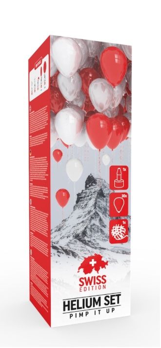Tutte le decorazioni: Party "SWISS EDITION" Ballon - Set – Nuovo e nell'imballaggio originale da Solothurn venduto da auktion-schweiz 2