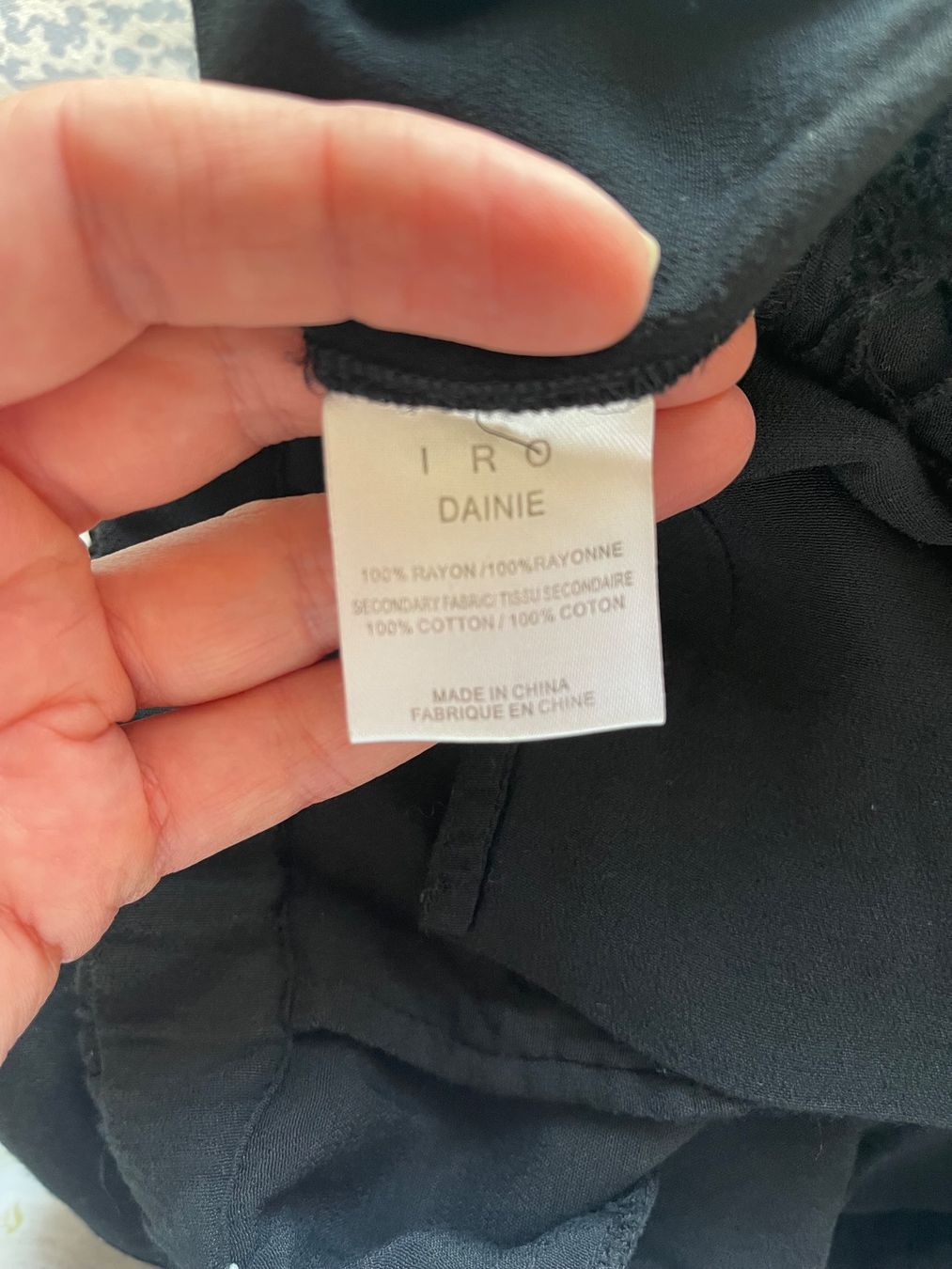 Iro Pantaloni: Schwarze Damen Shorts von IRO, Gr. 38 – Usato da Zizers venduto da sarah_1987 6