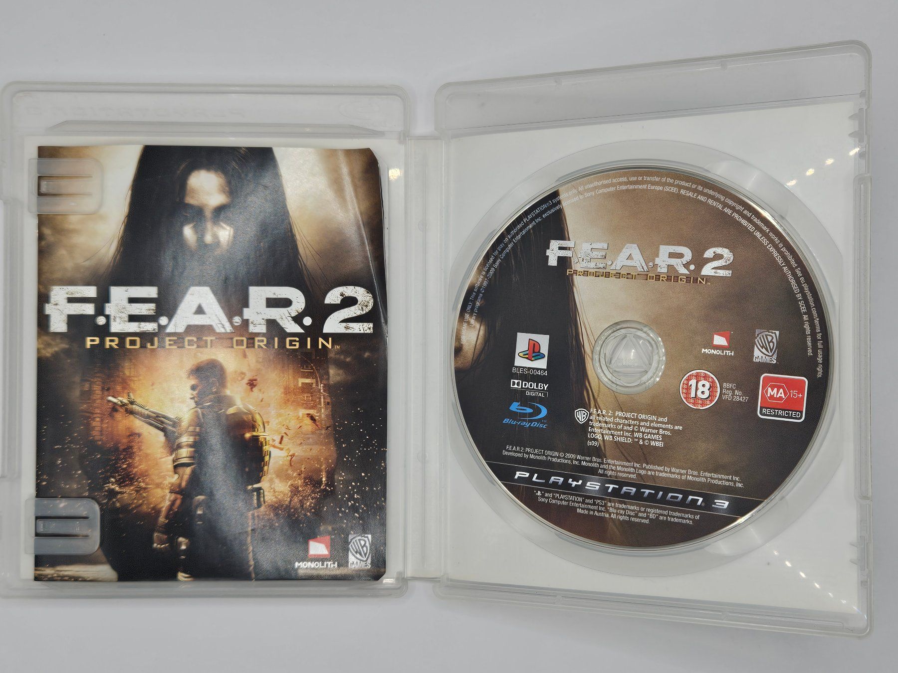 Sony Giochi: Fear 2 Project Origin PS3 DE / FR / EN CIB – Usato da Hauterive NE venduto da ariashopch 2