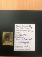 Rayon 16 II ohne KE - D-LU mit Kleinattest