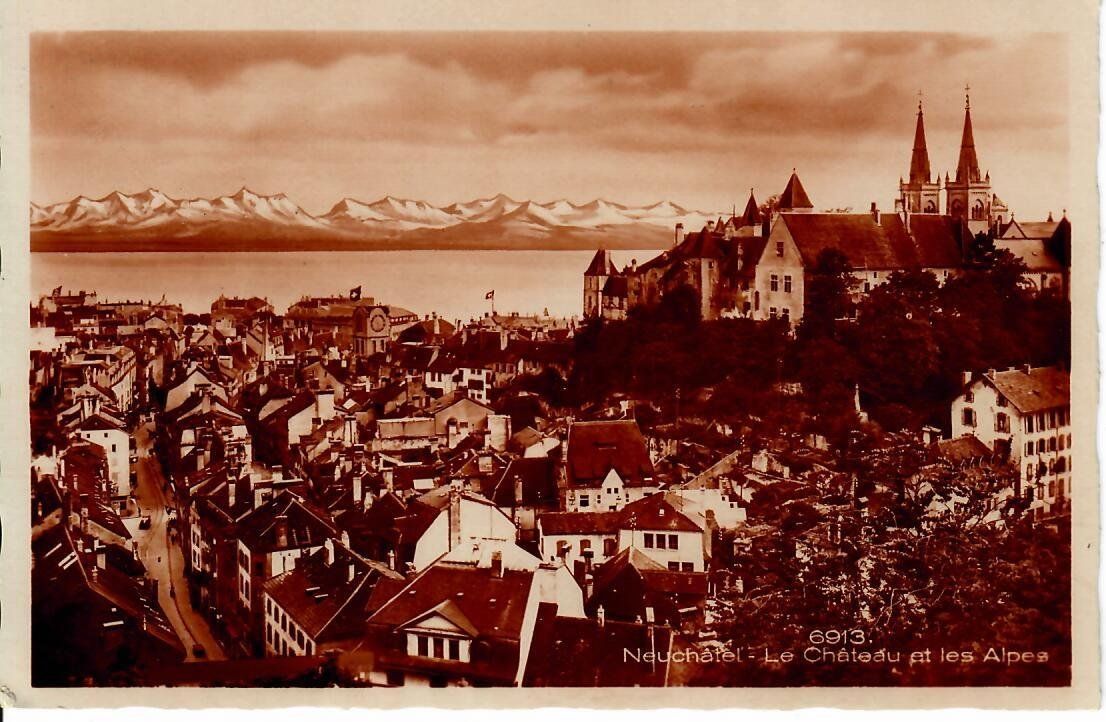 Cartoline postali: Neuchâtel  1929 – Usato da Hochdorf venduto da Ziegel-16