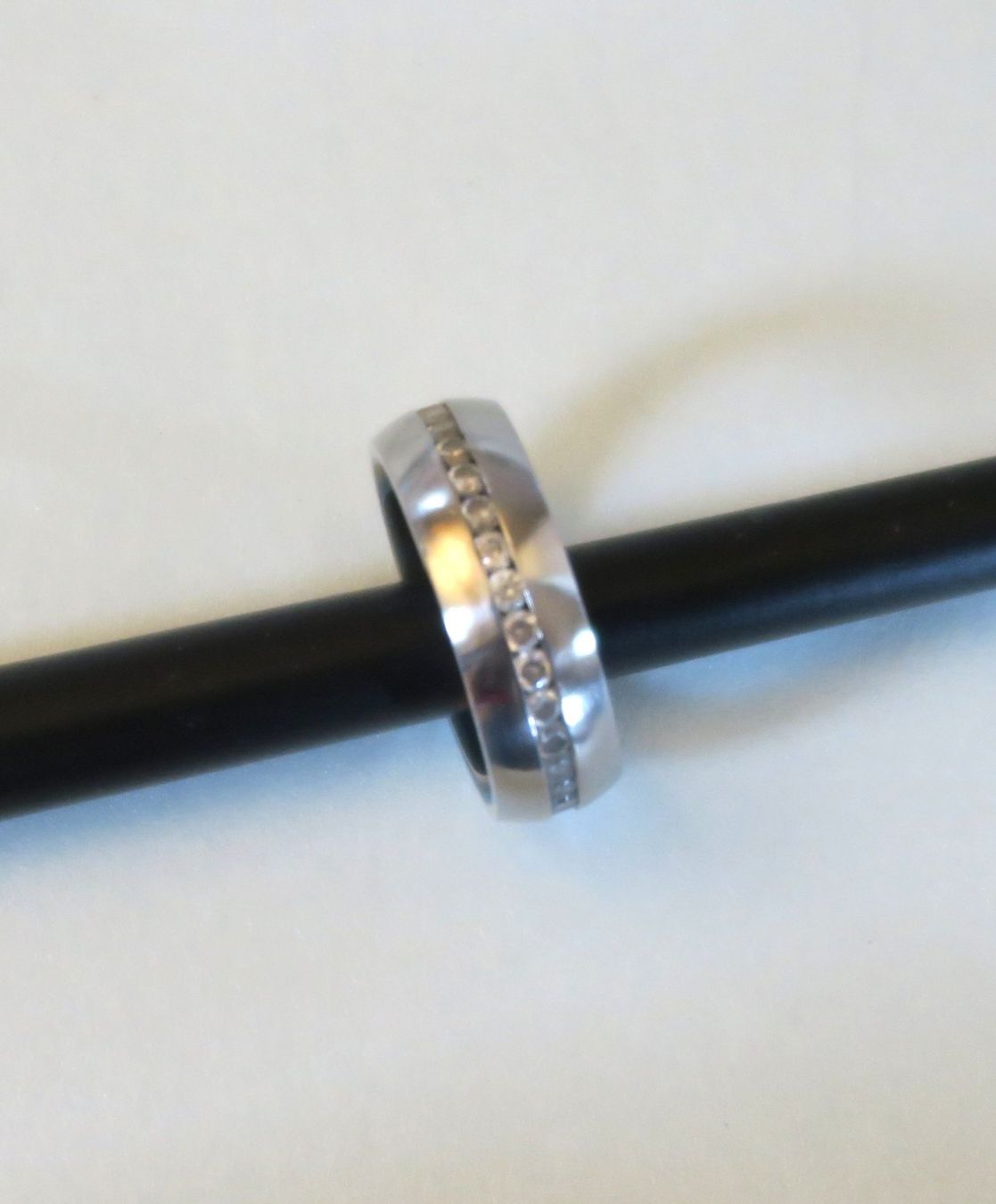 Anelli: Ring mit Strass, 7 mm, Gr. 55.6mm – Usato da Brittnau venduto da marlenestone 6