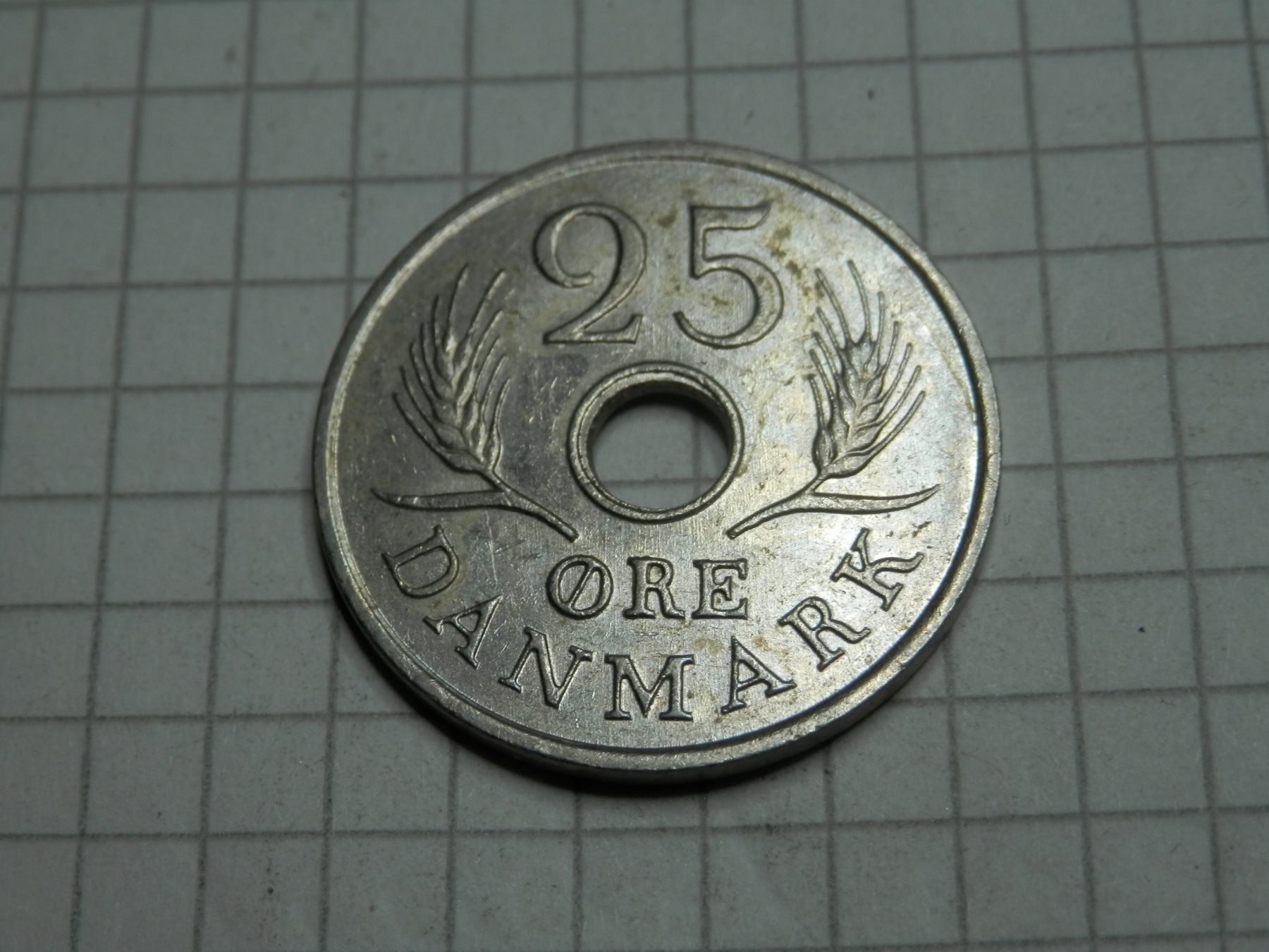 Alle Münzen: Dänemark  25 Öre, 1967 – Gebraucht aus Weiach von weiach81 1
