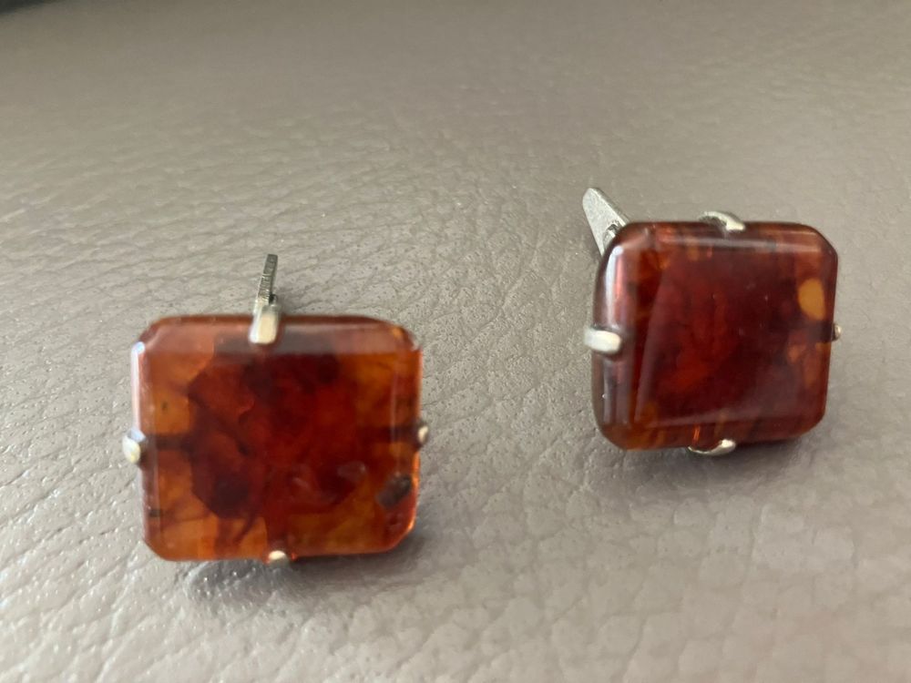Gemelli Da Polso In Argento Sterling 925 Con Cristalli, Quadrati, Regalo Uomo Per Matrimonio E Festa Del Papà
