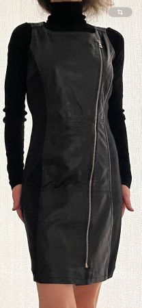 Kleid Leder Gr.S