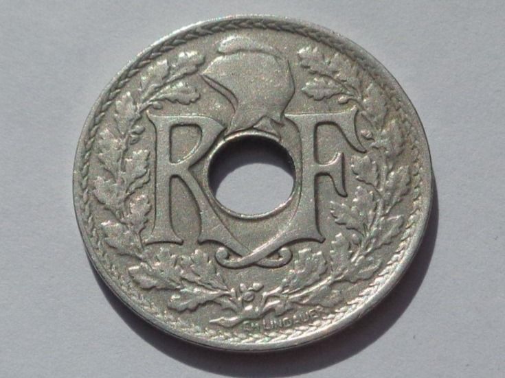 Alle Münzen: 25 Centimes Frankreich 1921 vz – Gebraucht aus Kriens von TSCH1 1
