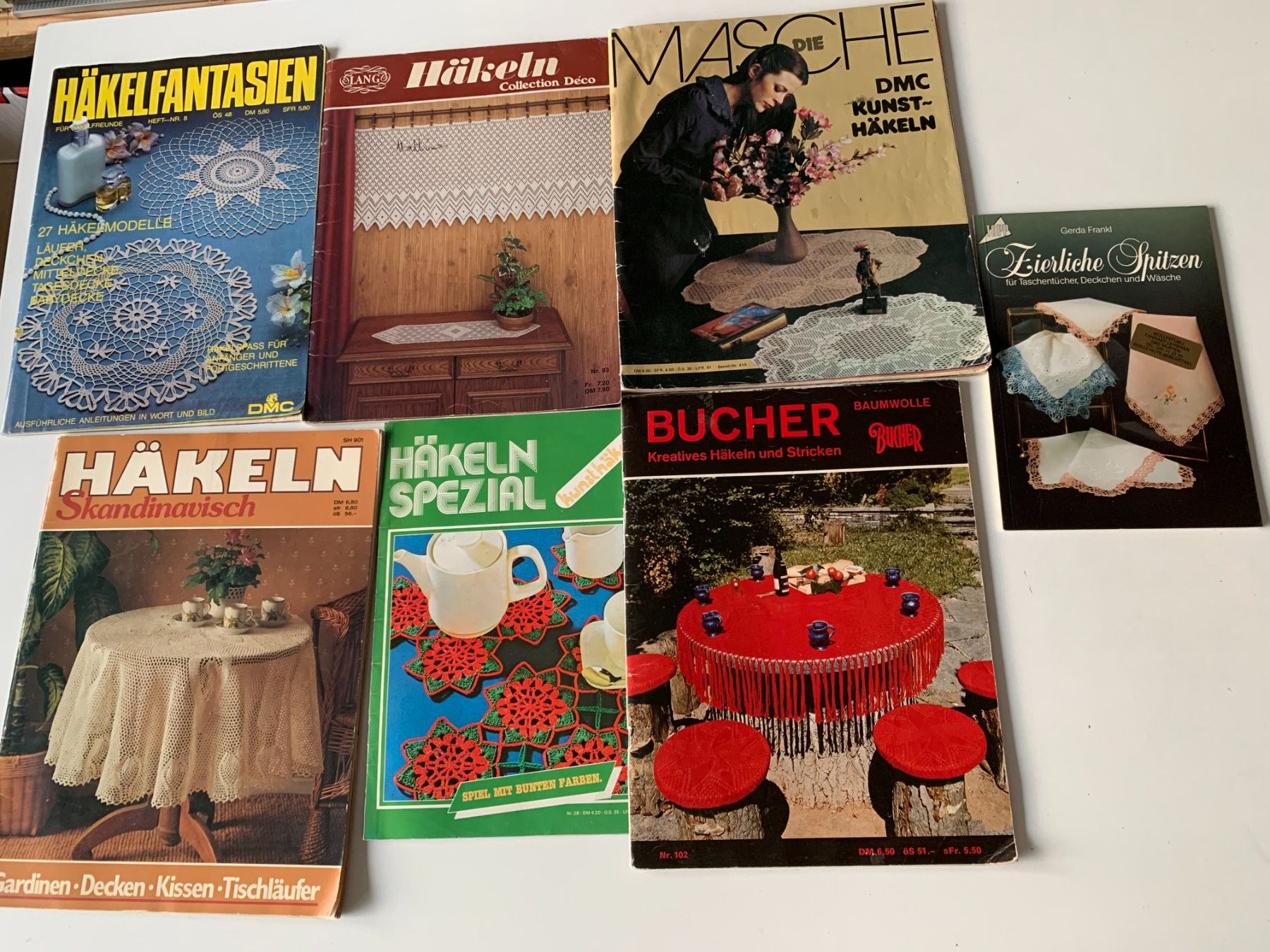 Riviste & Magazine: alte Häkelhefte / Handarbeitshefte / Häkeln – Usato da Worb venduto da farben20zauber