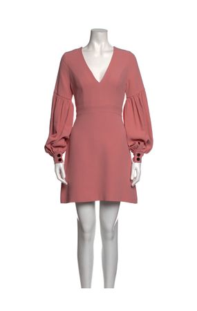 Designer Alexis V-Ausschnitt mini Kleid Grösse S