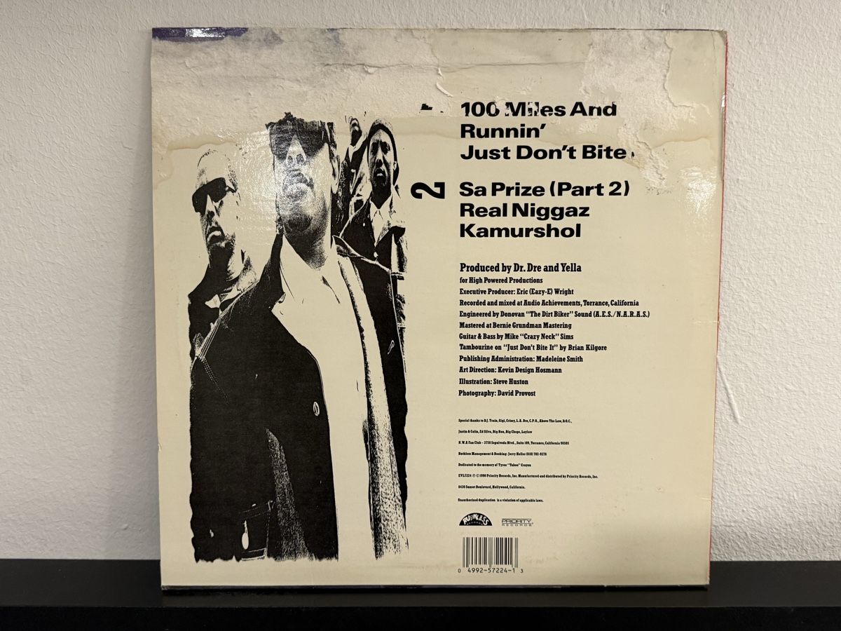 Dischi in vinile: N.W.A. - 100 Miles And Runnin' / US 1990 OG – Usato da Delémont venduto da Studio_du_soleil 1