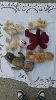 Lot ours en peluche et poupée vintage