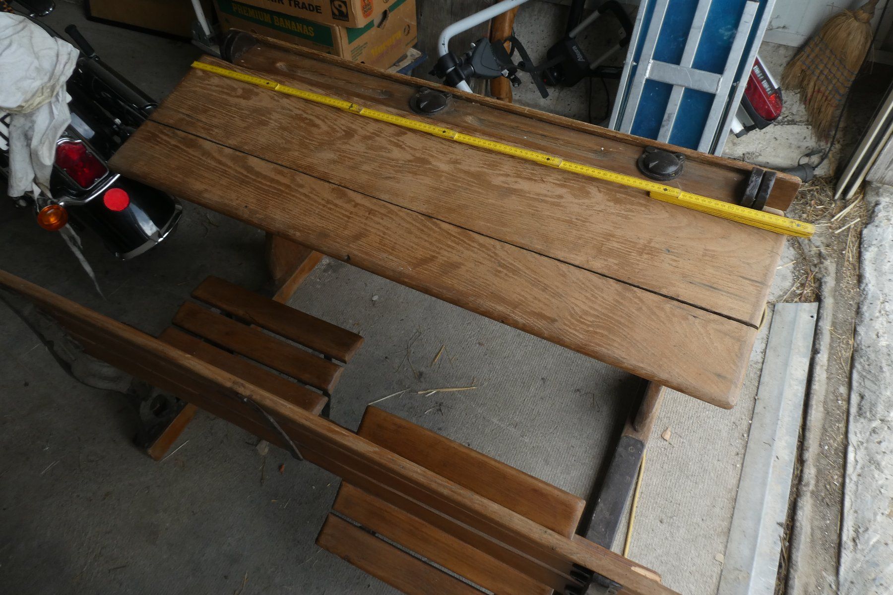 Schreibtische: Bureau d'écolier ancien – Gebraucht aus Fontaines NE von monloisir 6