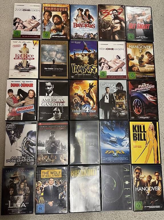 Tutti i DVDs: 25 Stk. DVD Filme – Usato da Uster venduto da cynale