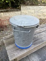 Ancienne Poubelle Ochsner System 22 Litres en Zinc