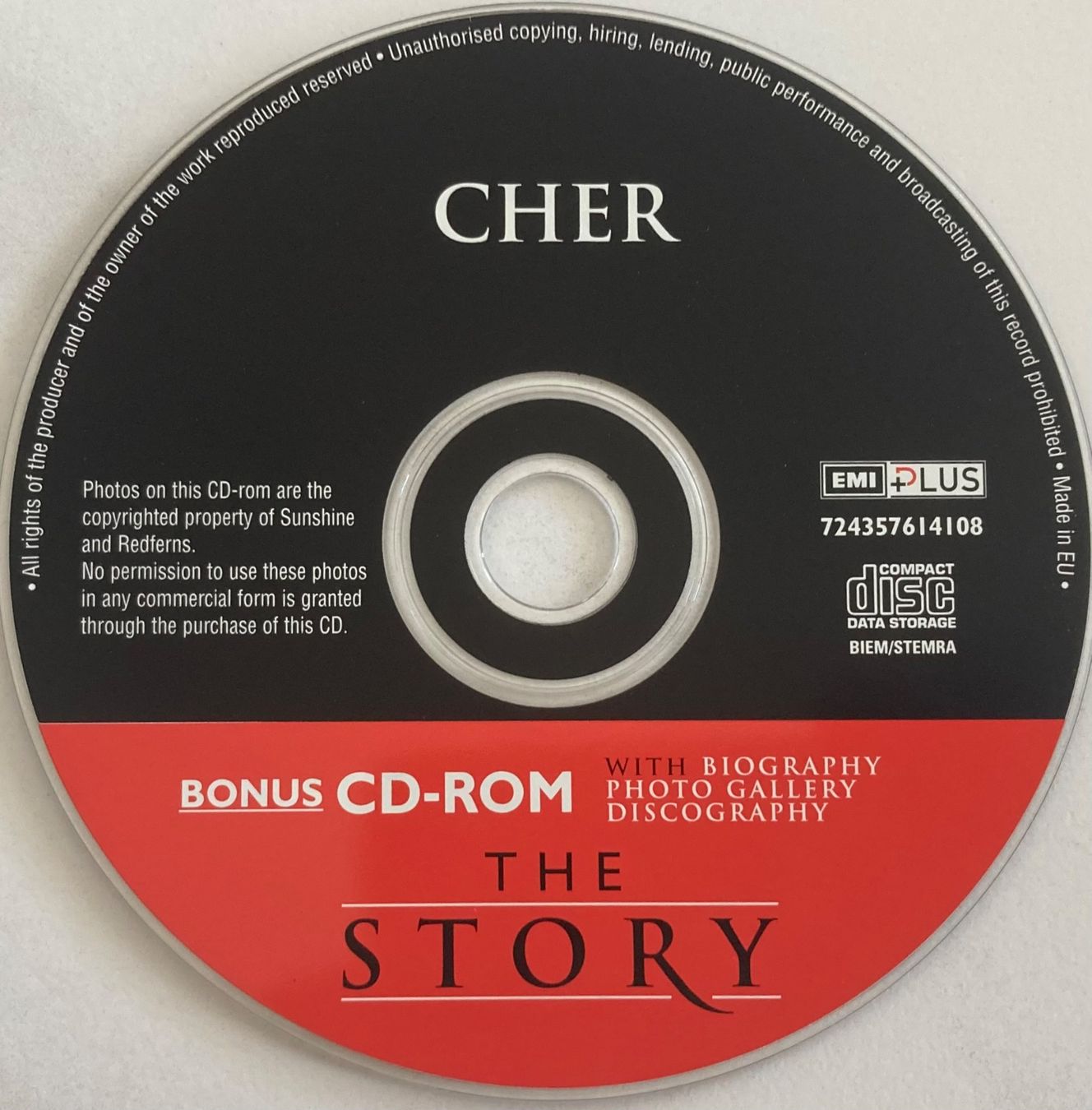 CDs: CHER  - THE STORY – D'occasion à Poliez-Pittet par Newtown-Records 2