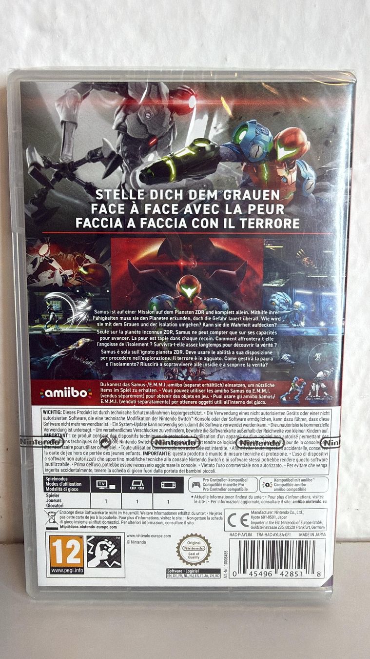 Giochi: Metroid Dread - Nintendo Switch Spiel - NEU – Nuovo e nell'imballaggio originale da Ehrendingen venduto da lax21 1