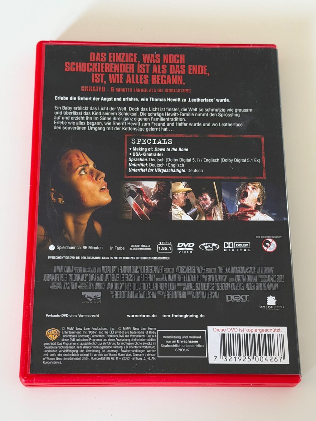 Tutti i DVDs: Texas Chainsaw Massacre - The Beginning UNRATED – Usato da Altstätten SG venduto da sheamus 1