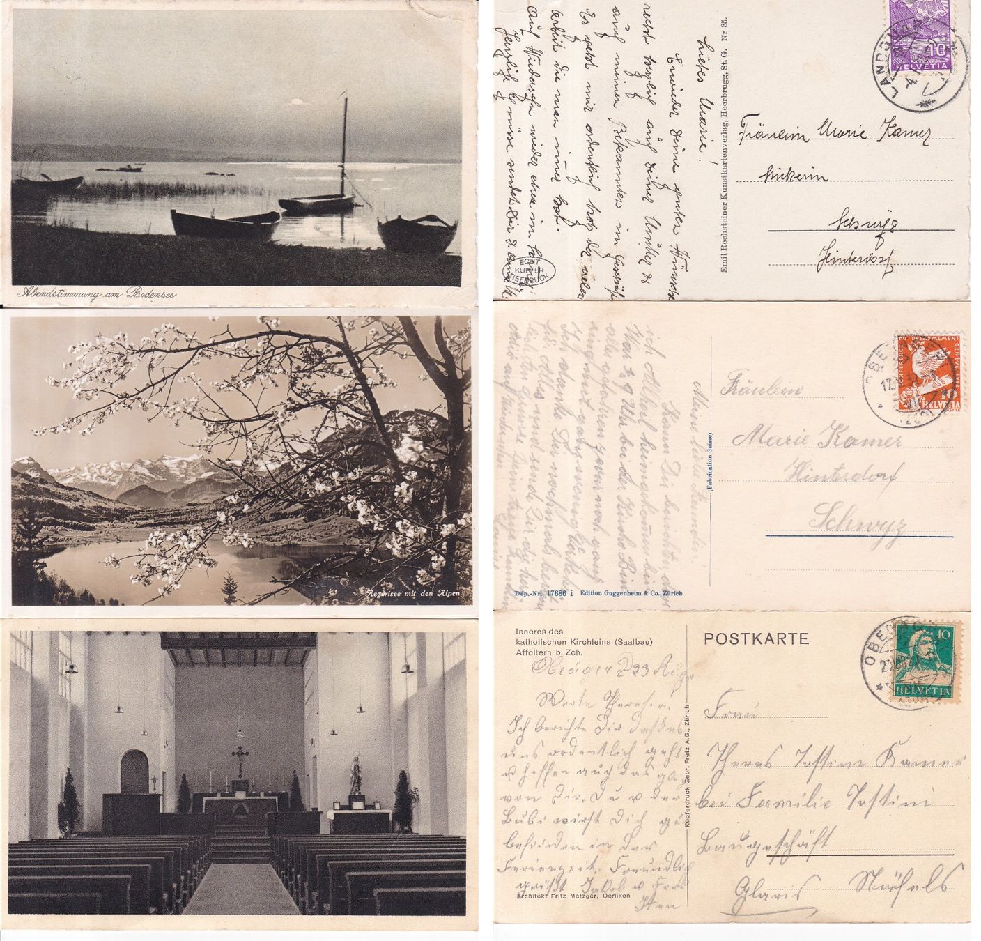 Cartoline postali: 25 Alte CH Ansichtskarten, Postkarten – Usato da Münchwilen AG venduto da Nesar 5
