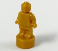 LEGO Mini Trophäe (trophy), gold matt - Art.Nr. 6335932