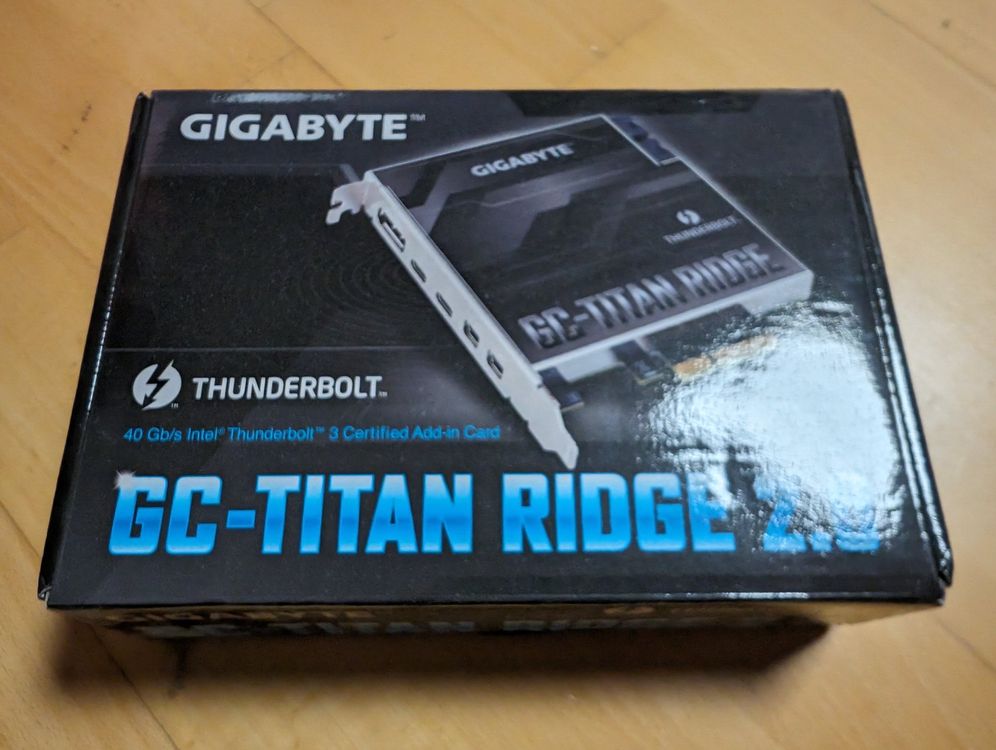 Gigabyte GCTitan Ridge 2.0 Thunderbolt Karte Kaufen auf Ricardo
